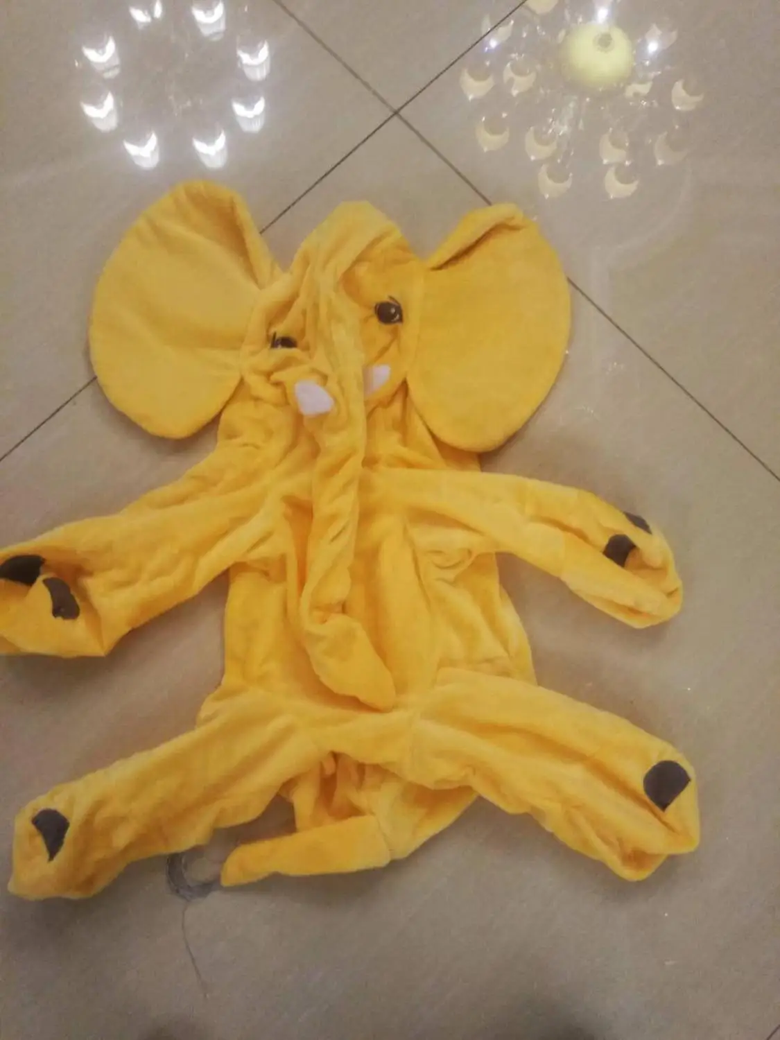 Yellow 60cm 40/60 см, мягкая кожа слона для младенцев, плюшевая игрушка, плюшевая игрушка, плюшевая кукла - Цвет: Yellow 60cm