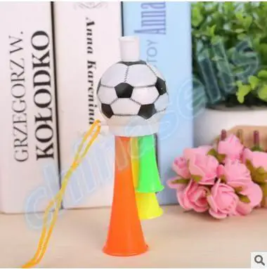 1 шт. красочные три трубки громкие голосовые рожки вечерние футбольные