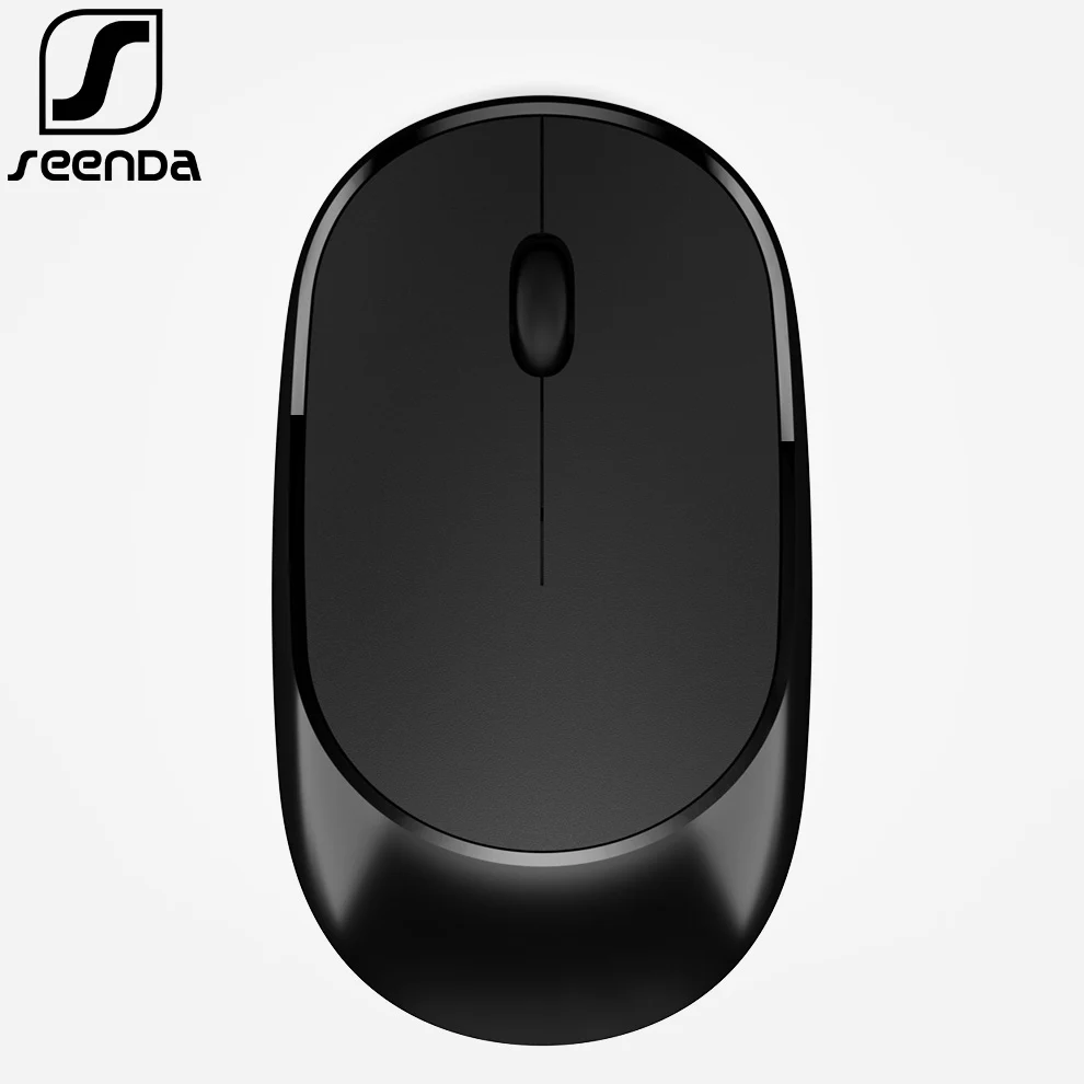 SeenDa 2 4G Бесшумная беспроводная мышь для компьютера ноутбука мыши путешествий