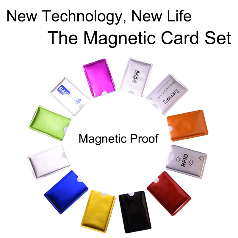 10 шт./компл. RFID экранированный рукав карты IC 13 56 МГц блокировка защита NFC карта