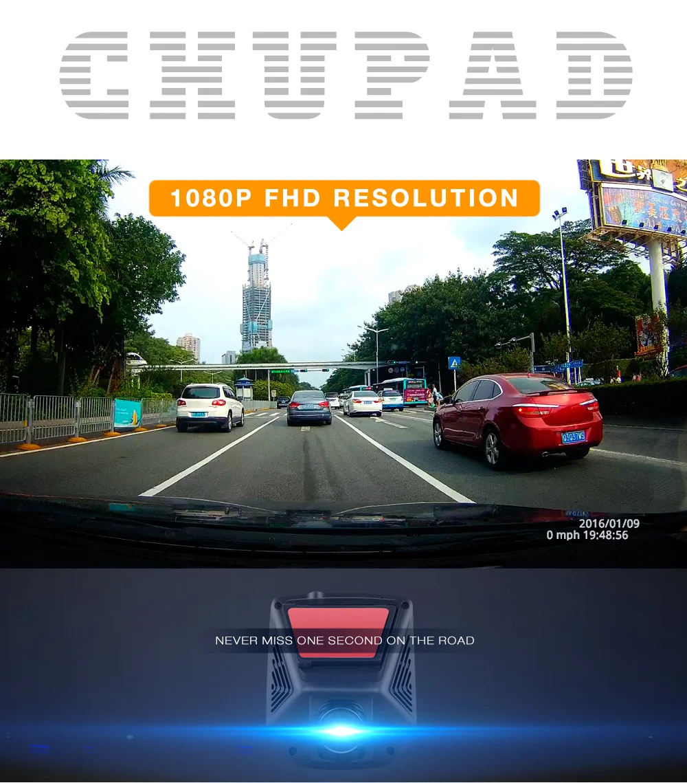 Chupad D 501 WiFi Видеорегистраторы для автомобилей nocatek HD1080P 150 170 градусов камкордер