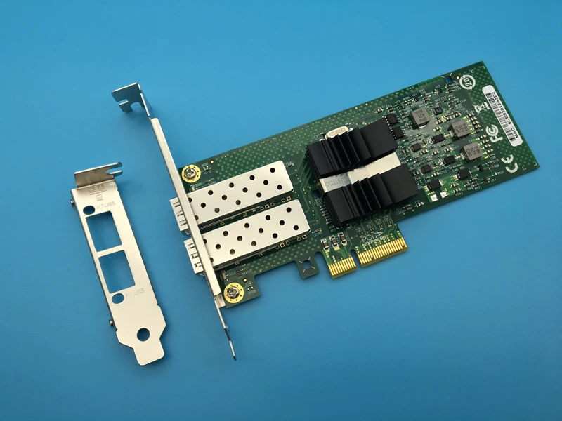 82576 2SFP Gigabit Dual-port Fiber-optic Network Card Supports Multi-mode Single-mode E1G42EF-SFP