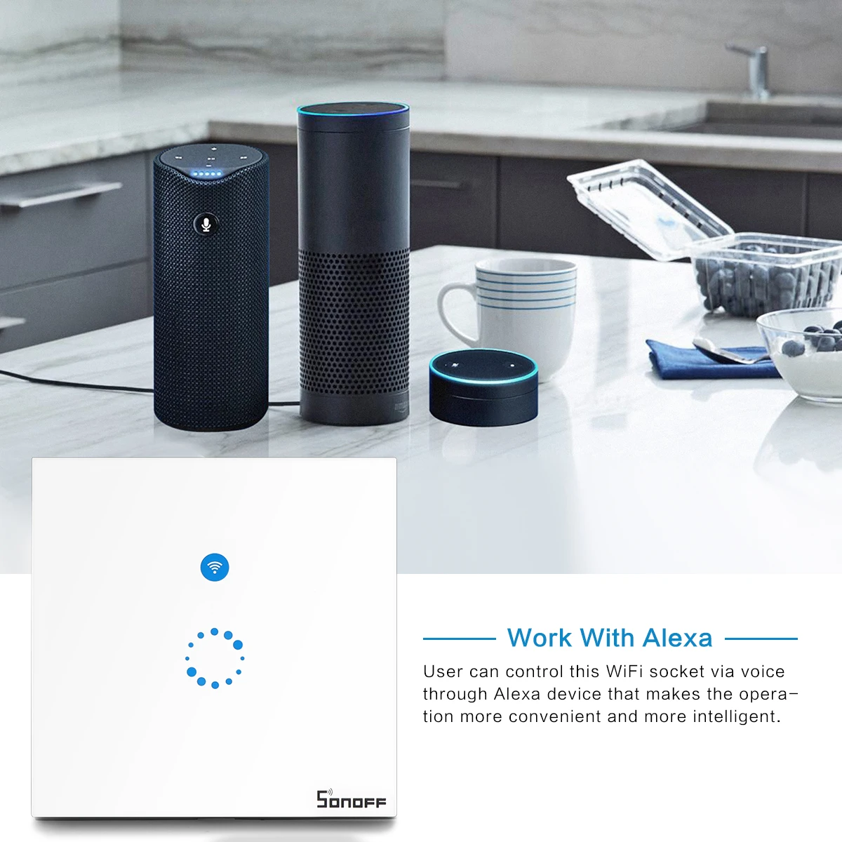 Sonoff сенсорный переключатель Wi Fi Беспроводные интеллектуальные Настенные