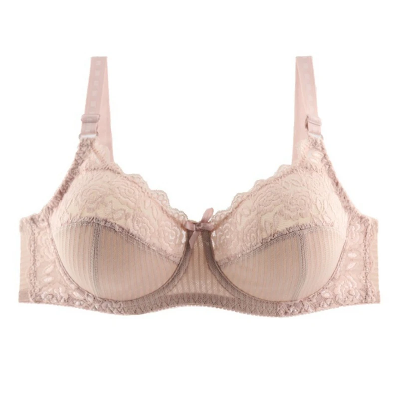 Модный бюстгальтер для беременных и кормящих женщин тонкий однотонный кружевной
