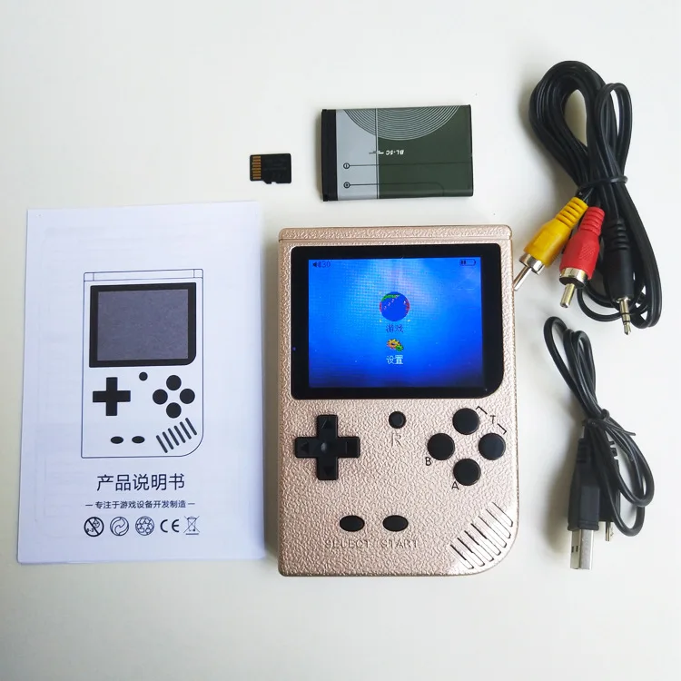 coolbaby RS-69 3inch handheld game console 8GB built-in 2000 classic game console Retro games support download and archive