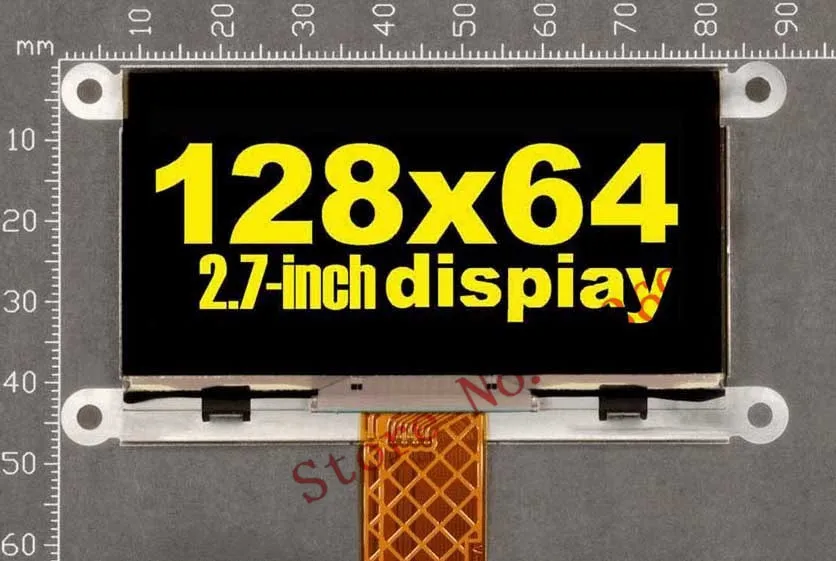 2 7 дюймов желтый 128x64 Экран дисплея OLED SSD1325 чип параллельно 4 SPI серийный