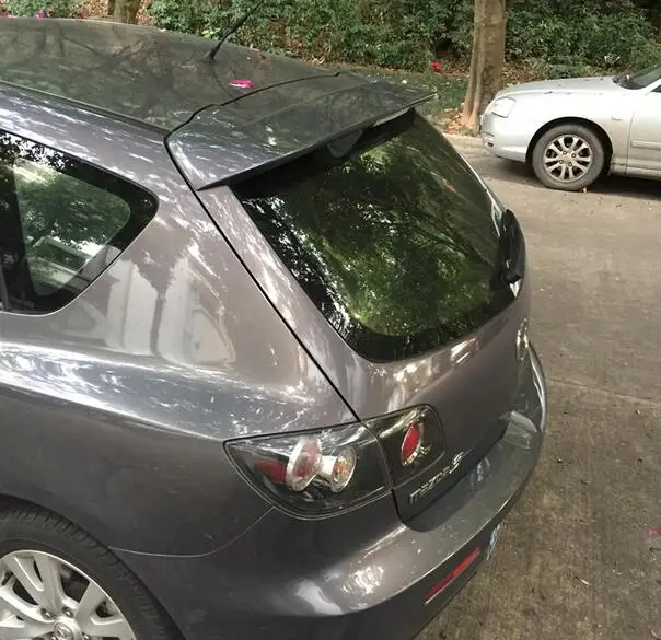 Задний спойлер на крышу автомобиля ABS Primer Неокрашенный для хэтчбека Mazda 3 2006 - 2012 |