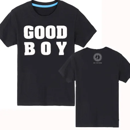 Новая футболка с надписью The sun around bigbang good boy Quanzhilong одежда для мальчиков goodboy summe kpop