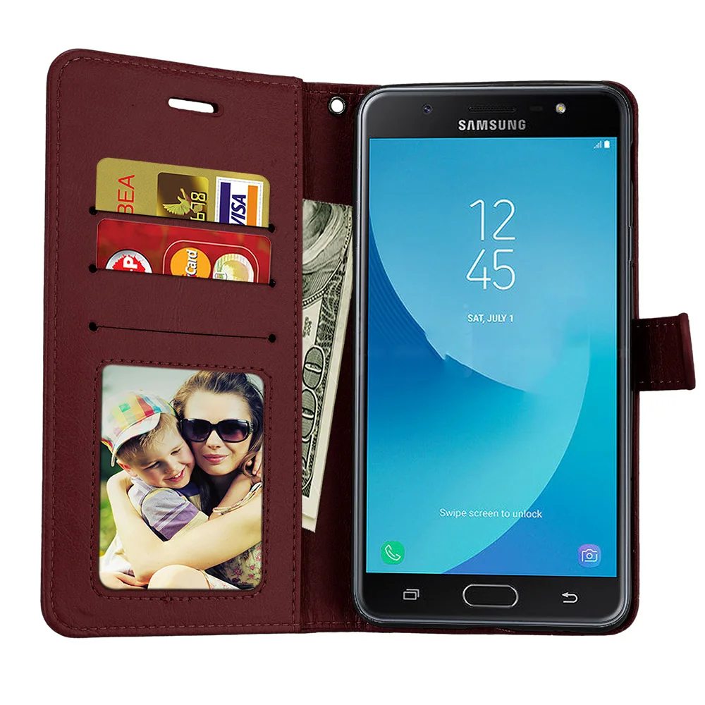 Роскошные 3 карты Чехол для samsung Galaxy J3 J5 J7 2017 J327 J527 J727 нам бумажник чехол j7 2017EU J330 J530