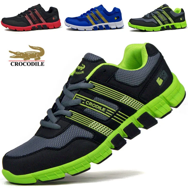 Breathable mesh soft leather casual fashion mens sports shoes | Спорт и развлечения