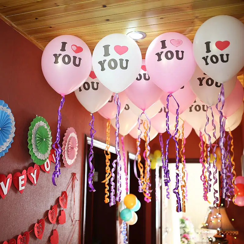 Love Latex Balloon Anniversary for Wedding Decoration Bachelorette Birthday Party Decorations Adult Event Supplies | Дом и сад