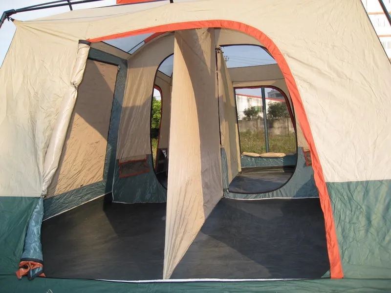 

6 people 8 people 10 people 12 people outdoor tent camping tent double wind rain