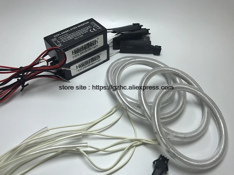 HochiTech для Hyundai терракан 2001-2007 ультра яркий дневной свет DRL CCFL ангельские глазки демон глаза комплект Теплый Белый Halo Кольцо
