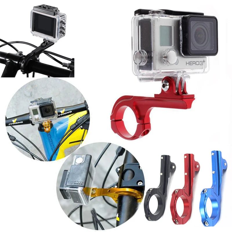 

Bike Handlebar CNC Aluminum Mount Bicycle Motorcycle Holder for Gopro Hero 8 7 6 5 SJCAM SJ4000 Xiaoyi 4K Camera Accessories