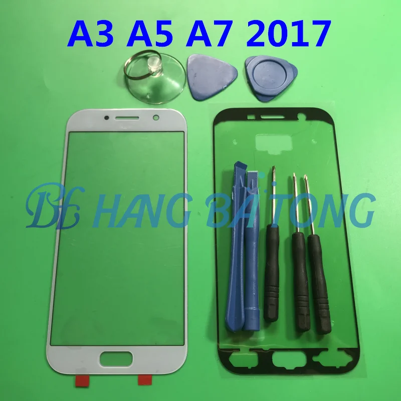 Внешнее Оригинальное внешнее стекло для замены объектива Samsung Galaxy A3 A320 A5 A520 A7 A720