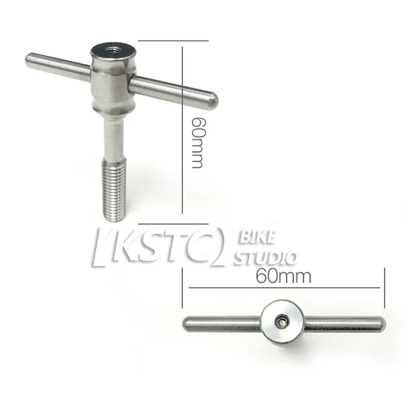 Складная титановая ручка винта для велосипеда brompton frame передняя вилка гаечный