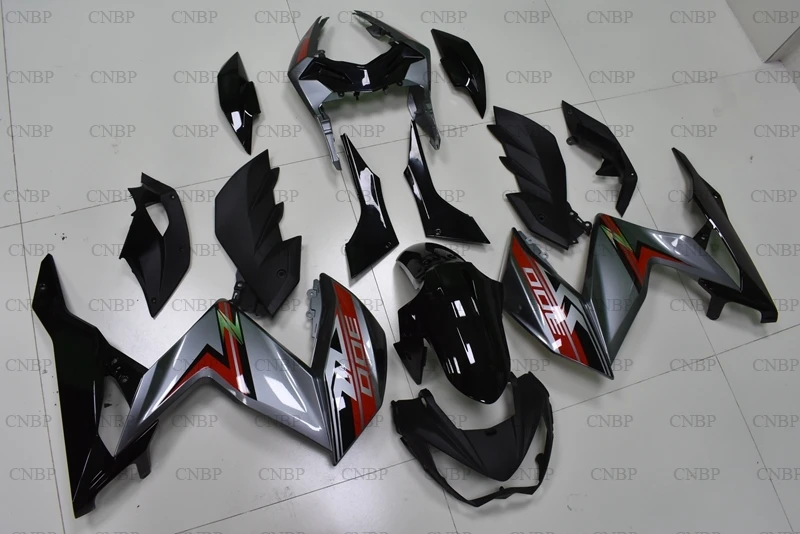 Z 250 300 Ninja 2015 2016 Обтекатели для Kawasaki Z300 Z250 15 комплектов тела Черный Серебряный