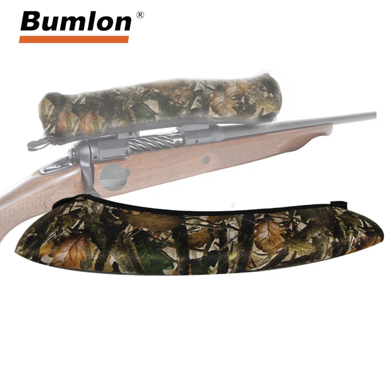 

Tactical Hunting 13" Neoprene Scope Cover Riflescope Cover Reversible Camouflage Camo Black Protective Cases for Rifle Airsoft