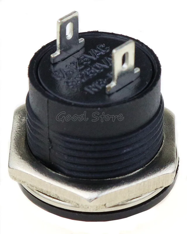 5 шт. R13-507 зеленый цвет Мгновенный кнопочный переключатель выключение сброс 16 мм 3A