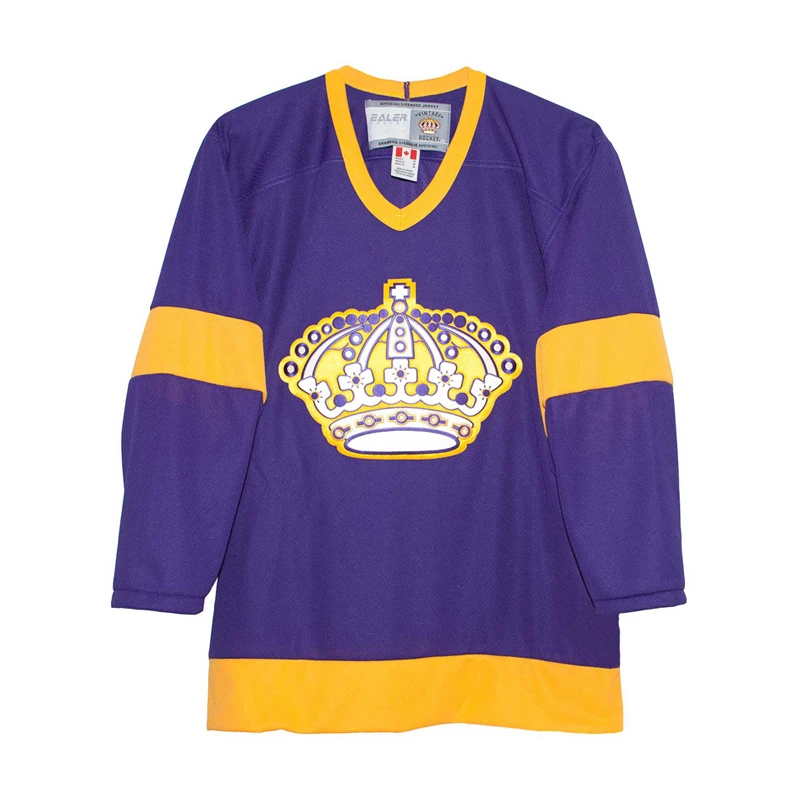 

JETS free shipping high quality vintage Los Angeles ice hockey jerseys