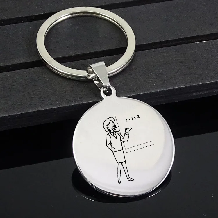 Прямая поставка брелок из нержавеющей стали новый дизайн ювелирные изделия Keychians