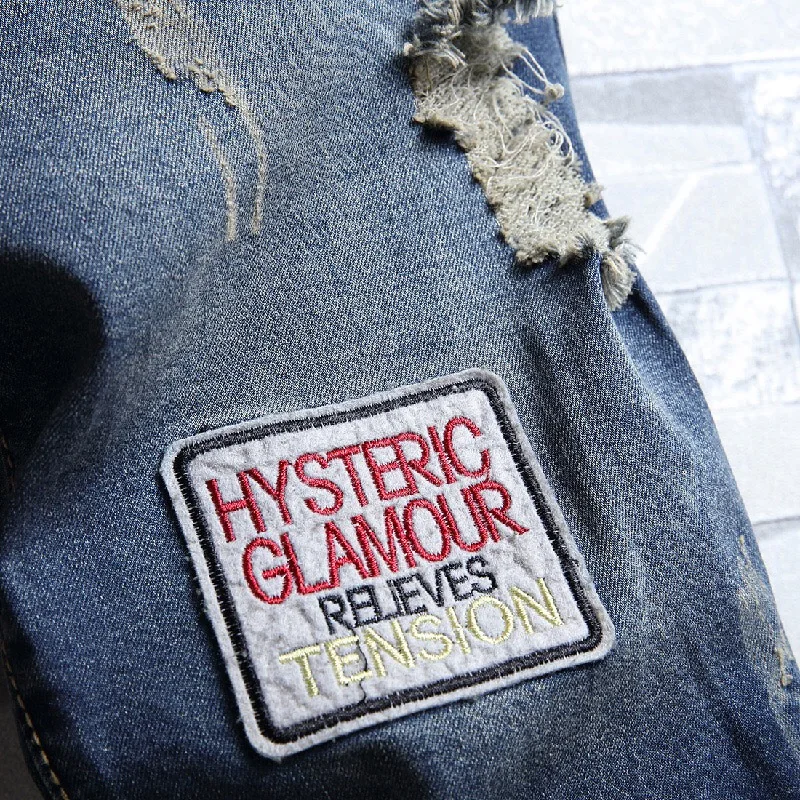 

High Quality Denim Knee Length Straight Pantalones rotos Jeans Hombre Short Men Jeans Homme