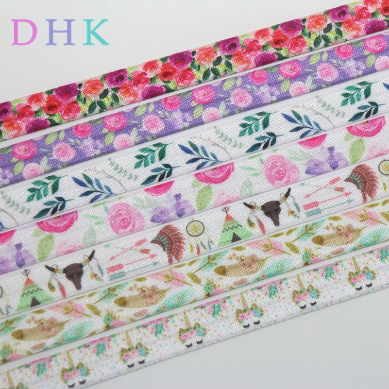 DHK 5/8 'Ƌ ярдов Племенной цветочный лист единорог с Сложите эластичный враг