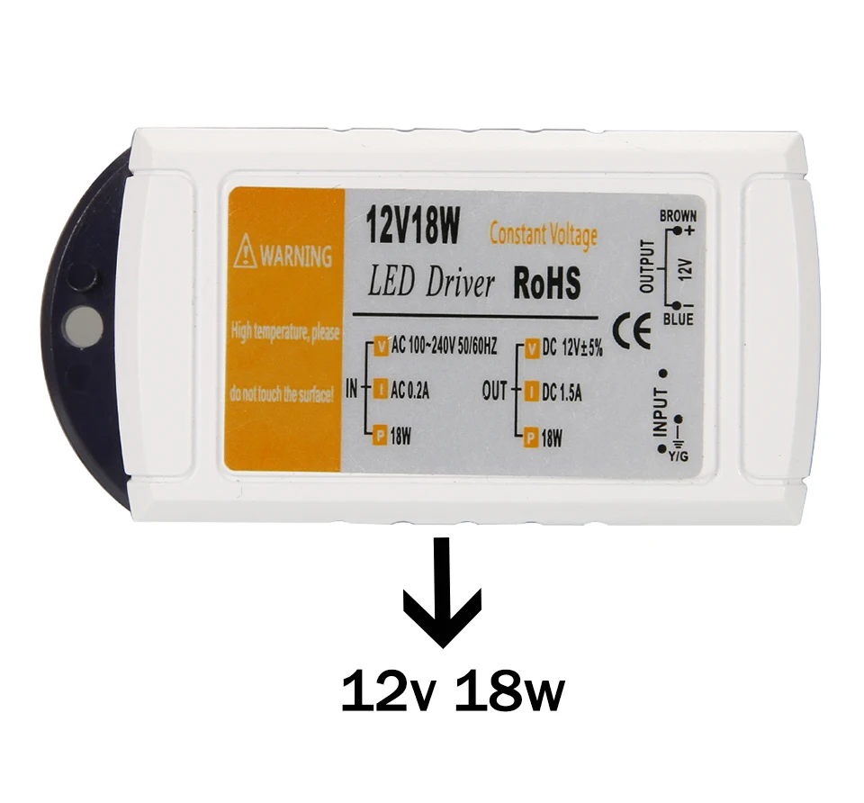 12V Питание светодиодный драйвер 18/28/48/72/100W AC110V 220V постоянного тока до работающего на постоянном токе 12 В в светильник ing Трансформатор Адаптер для Светодиодные ленты потолочный светильник лампочка