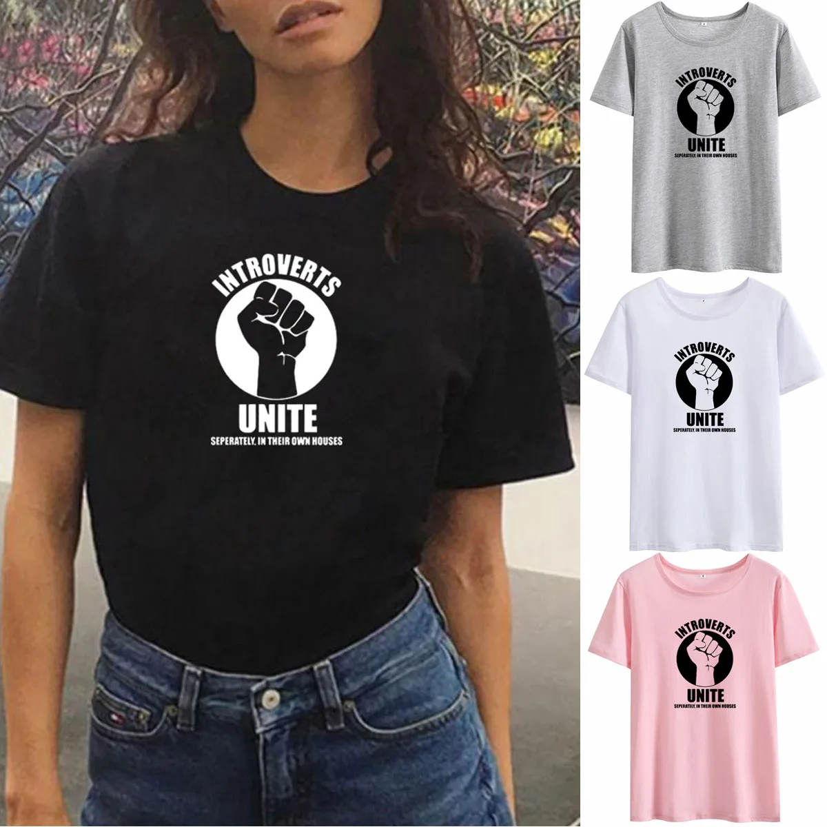 Женская хлопковая футболка с коротким рукавом и круглым вырезом|Футболки| |