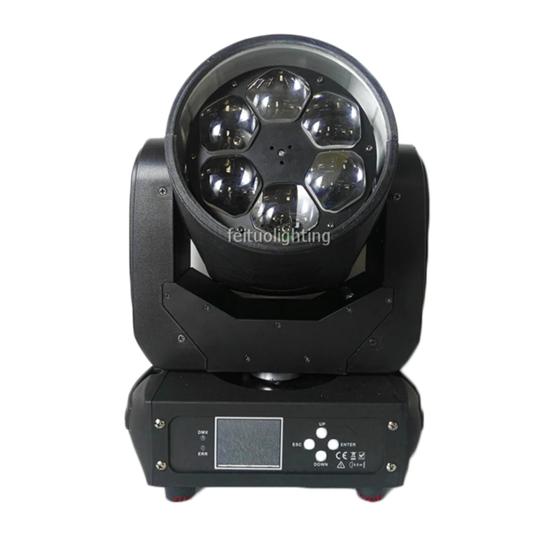 Высокая мощность мини Bee Eye 6x40 Вт Lyre Led Луч движущаяся головка Rgbw Zoom лампа Powercon In And