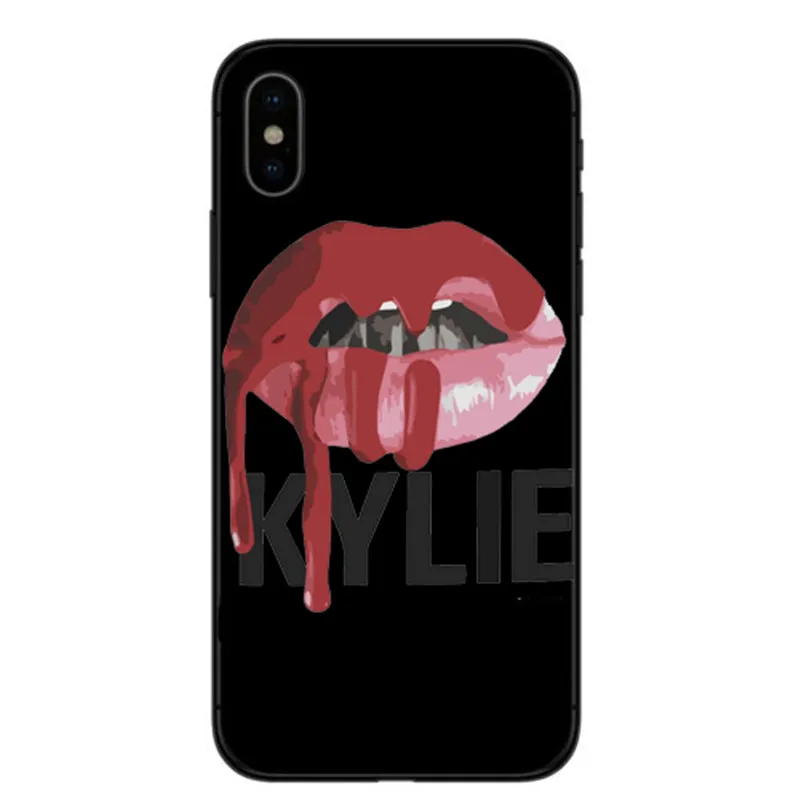 TPU Kylie jenner kimoji Ким Кардашьян kanye west norte Macio TPU Tampa da Caixa Do Telefone Coque для iPhone 7 Alem de 6 6 s XS XR - Цвет: TPU