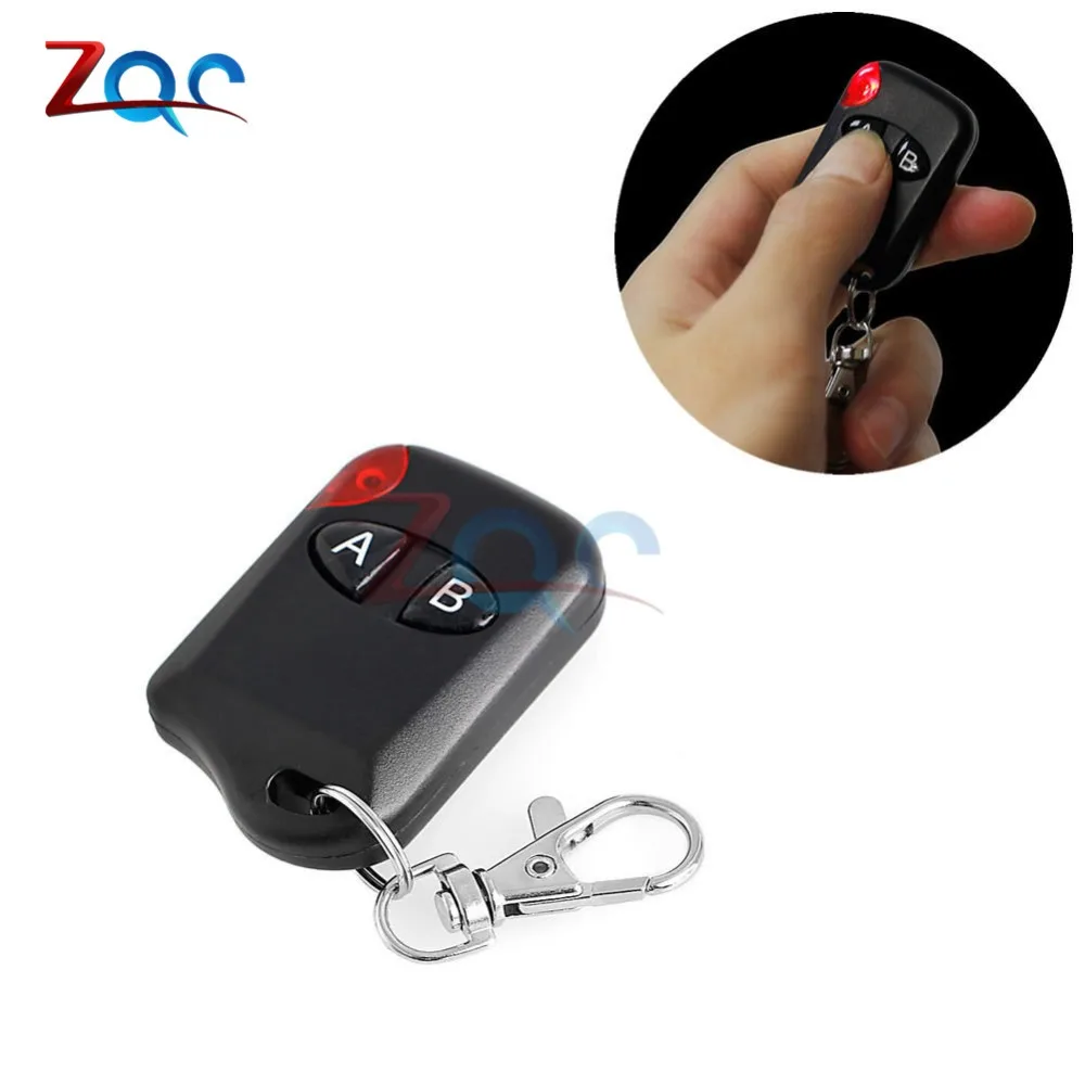 

2 Button RF Wireless Remote Control Transmitter Garage Door DC12V 433MHz DC 12V