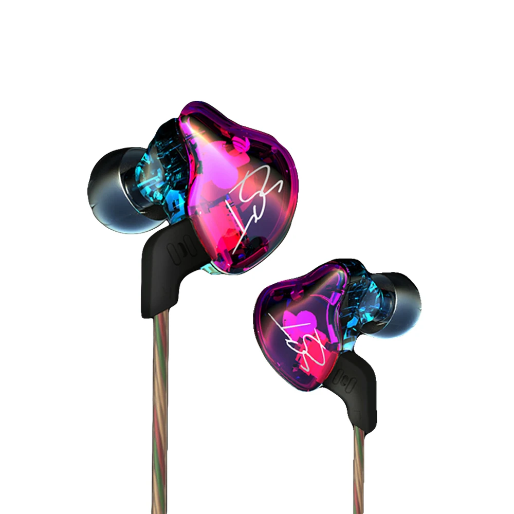 Гибридные наушники KZ ZST Bluetooth + Проводные 2 кабеля арматура Динамический привод Hi Fi