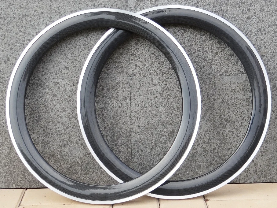 FLX RIM C26: углеродистая Глянцевая велосипедная шоссейная оправа 700C обод колеса 60 мм