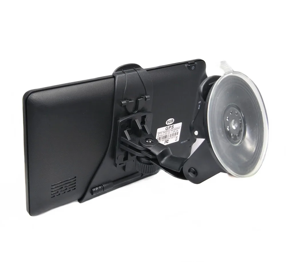 7&quot Capacitive screen Car GPS Navigation MTK800M 8G Sat nav+FM+free maps Bluetooth AV-IN &amp Rearview camera Optional |