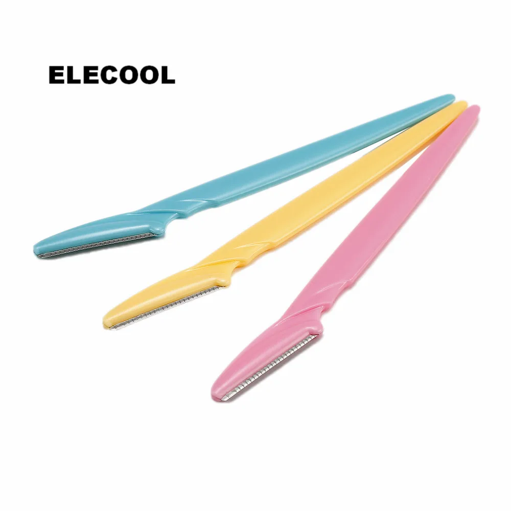 ELECOOL 3 шт./компл. триммер для бровей лица удаления волос лезвие бритва эпилятор