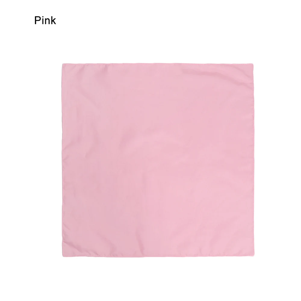 pink Милый женский/мужской чистый цвет Бандана головная Косынка квадратный ободок женский мотоциклетный головной убор уличная спортивная маска для лица велосипедный воротник - Цвет: pink