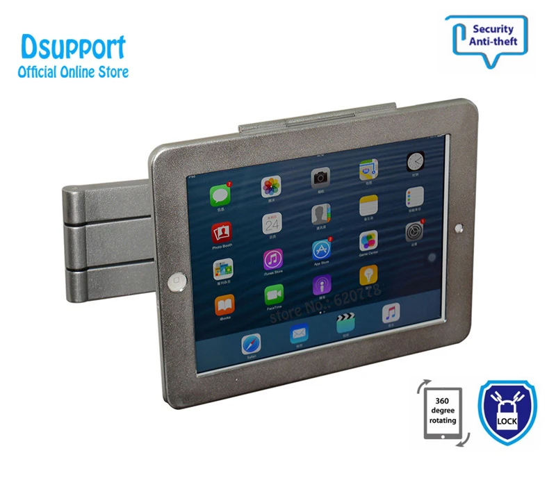 Металлический чехол для iPad 2/3/4/5/air/pro настенное крепление ipad подставка кронштейн