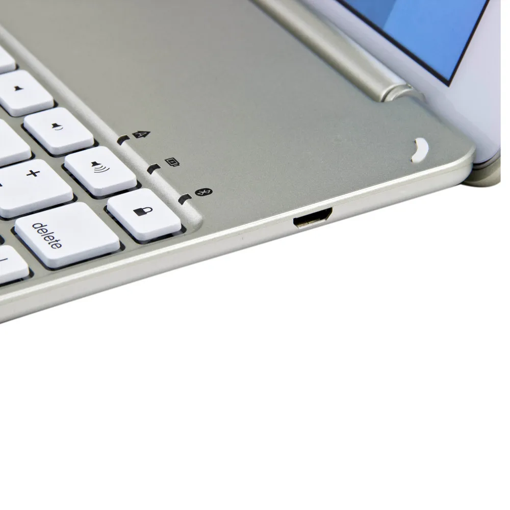 OMESHIN ультра алюминиевая Bluetooth клавиатура с кожаный чехол Поддержка iOS Windows Android система Keybord для Ipad/Ipad Air