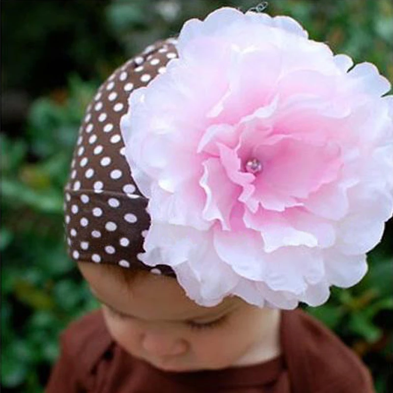 Baby Hat Floral Kids Girl Hats Caps Flower Boys Children's Spring Autumn Winter For Girls Newborns Accessories H21 | Детская одежда