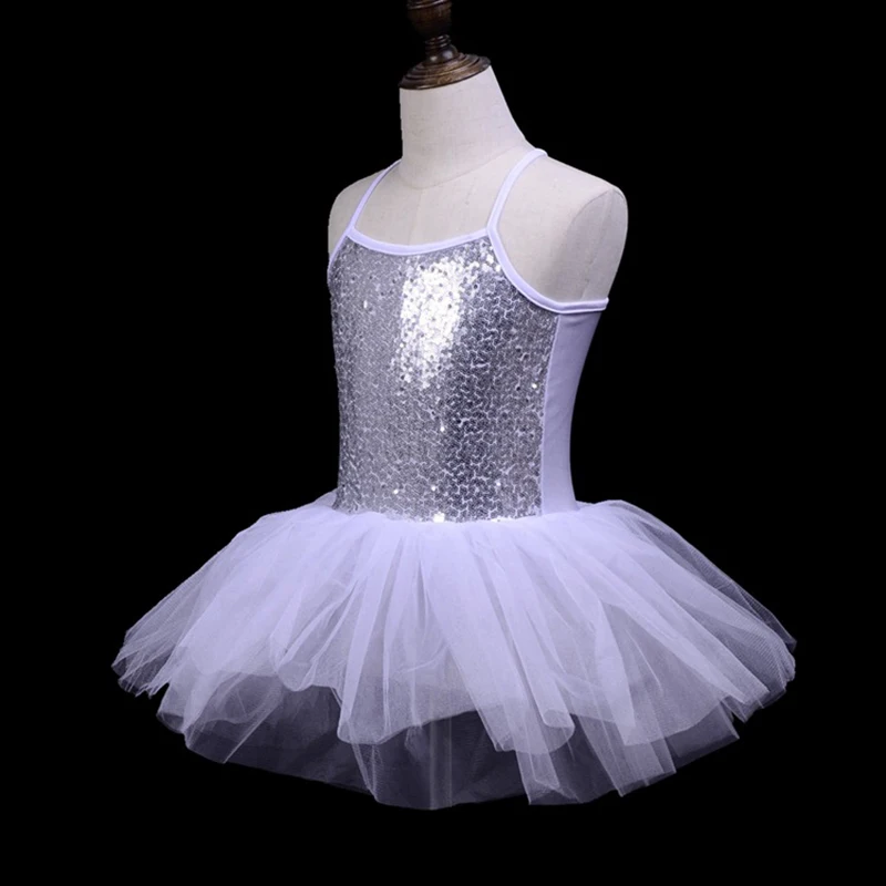Детская балетная юбка с разноцветными блестками танцевальные юбки пачки для