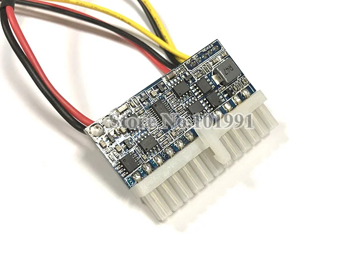PCI-E 6pin женский входной DC-ATX-250W 24pin блок питания Swithc Pico PSU автомобильный мини ITX