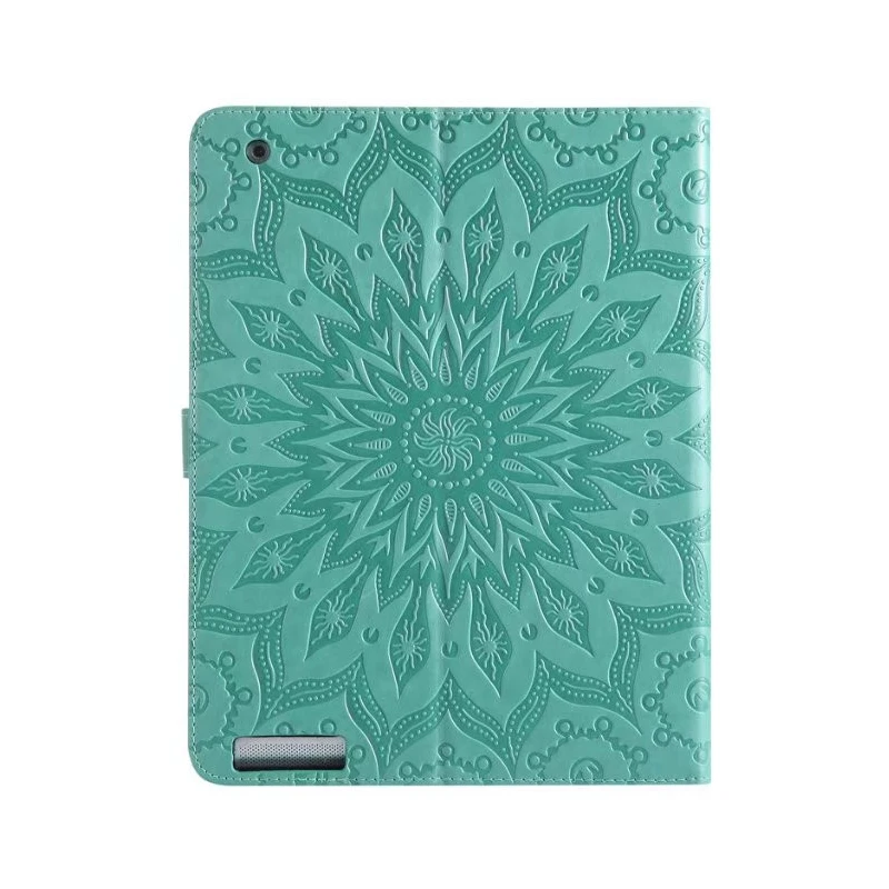 

For Apple Ipad 2 3 4 Cases PU Leather Flip Stand Magnetic Wallet Card Slots Feather Case For iPad2 iPad3 iPad4 Shockproof Cover