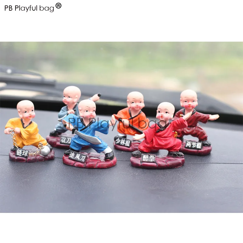 Игрушечная Сумочка PB фигурки героев мини милое оружие китайский монах шаолин