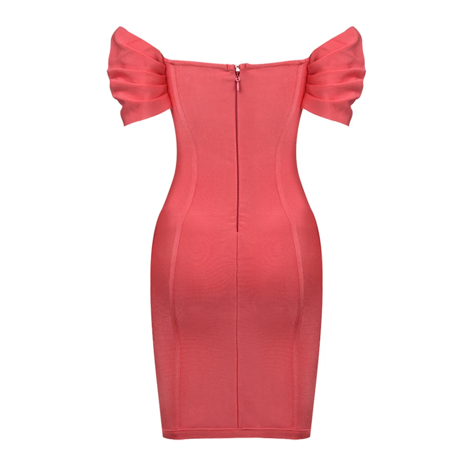Женское облегающее платье без бретелек Liser Красное Облегающее Платье
