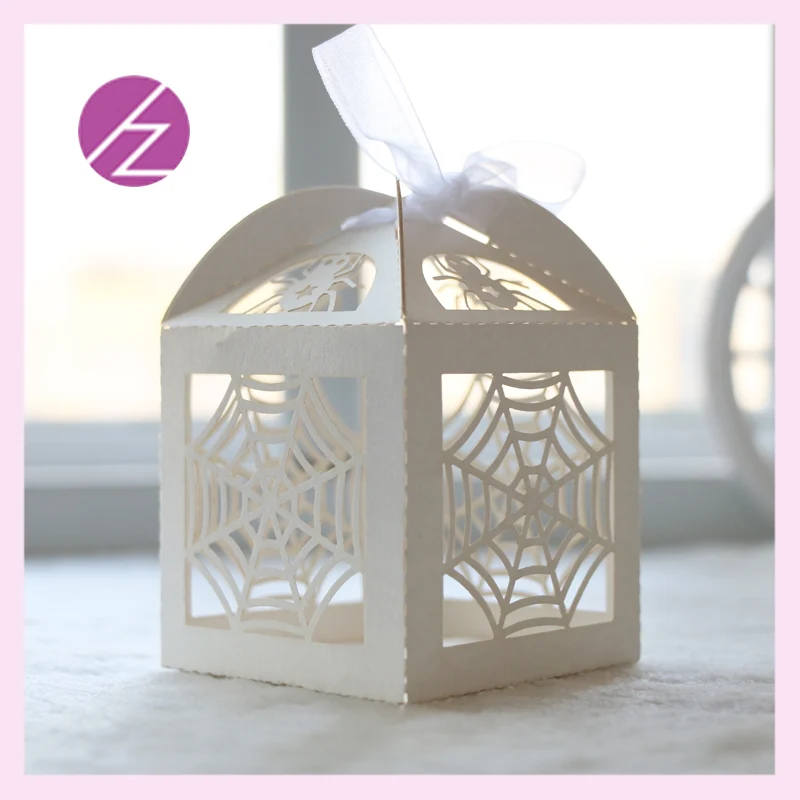 100 шт./лот бесплатная доставка тема для вечеринки паутины лазерная резка