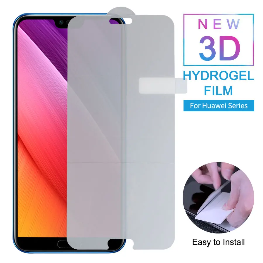 Jappinen Гидрогелевая мягкая пленка 3D полное покрытие протектор экрана для huawei Honor 10 9