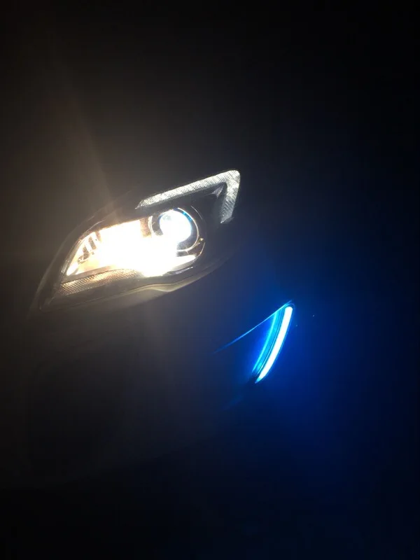 Светодиодный светильник дневного света для Opel insignia OPC/Vauxhall insignia VXR2009- с автоматическим желтым поворотом или 3 цвета
