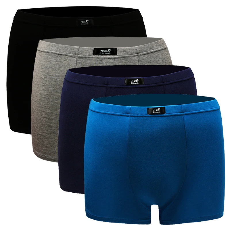 

4pcs/lot Boxershorts Modal Boxers Men Underwear Men's Underwear 4 Pieces Soft Boxer for Men Sexy Young Male Underpants U847