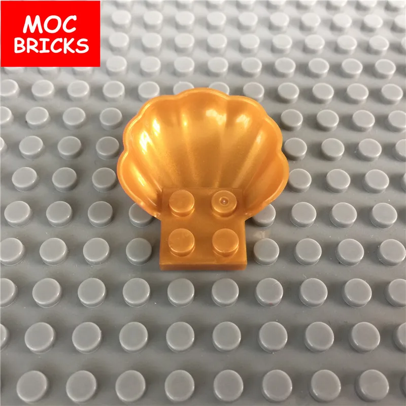 20 шт./лот MOC Кирпичи DIY игрушечная пластина корпус золотой и белый цвет Новый